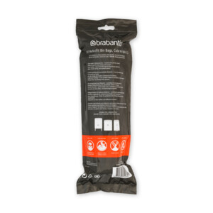 12x Brabantia PerfectFit Vuilniszak met Trekbandsluiting Code M 60 Liter 10 zakken - 44.6 euro
