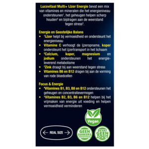 Lucovitaal Multi IJzer Energie Hoog Gedoseerd - 14.99 euro