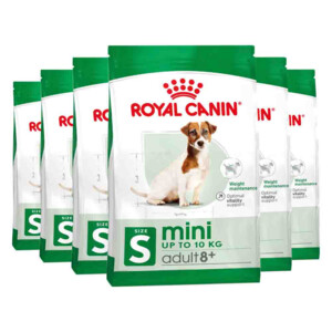 6x Royal Canin Hondenvoer Droog Mini 8+ 2 kg