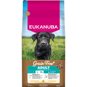 Eukanuba Hondenvoer Droog Grain Free Adult Large Kip