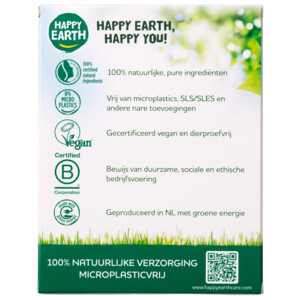 Happy Earth 100% Natuurlijke Geschenkset Douchegel & Handzeep - 9.99 euro