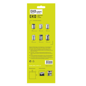 EKO Afvalzak met Trekband Wit 3–6 Liter Type A 30 zakken - 2.54 euro