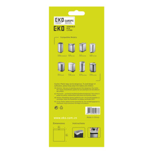 24x EKO Afvalzak met Trekband Wit 18–21 Liter Type D 20 zakken - 70.99 euro