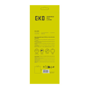 6x EKO Afvalzak met Trekband Wit 25–35 Liter Type E 12 zakken - 20.02 euro