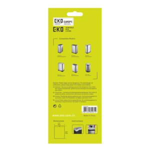 24x EKO Afvalzak met Trekband Wit 18–28 Liter Type F1 20 zakken - 63.99 euro