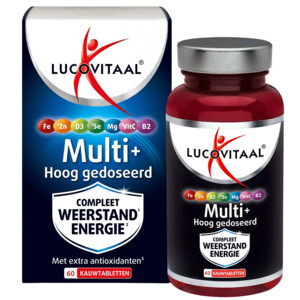 Lucovitaal Multi+ Weerstand Hoog Gedoseerd - 15.99 euro