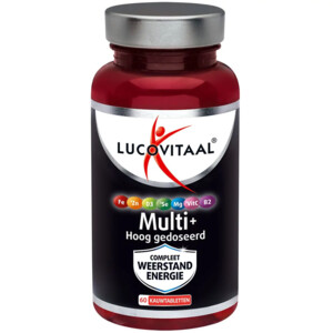 Lucovitaal Multi+ Weerstand Hoog Gedoseerd - 15.99 euro