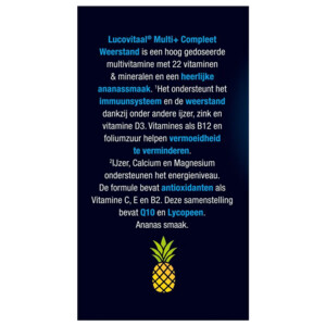 Lucovitaal Multi+ Weerstand Hoog Gedoseerd - 15.99 euro