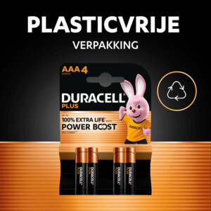 2x Duracell Alkaline Batterijen Mainline Bst AAA - 8.88 euro