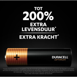 Duracell Alkaline Batterijen Optimum AA - 8.15 euro