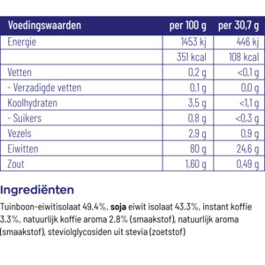 Vitakruid Vegan Protein EverPro & Fava Bean IJskoffie - 28.29 euro