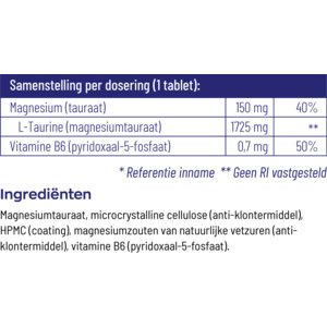Vitakruid Magnesium 150 Tauraat - 20.89 euro