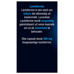 Lucovitaal 100% Lactoferrine 300 mg - 29.99 euro