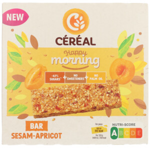 5x Céréal Happy Morning Sesam Apricot - 14.53 euro