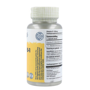 Solaray Vitamine B1 100 mg - 12.09 euro
