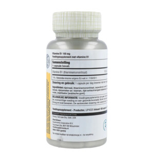 Solaray Vitamine B1 100 mg - 12.09 euro