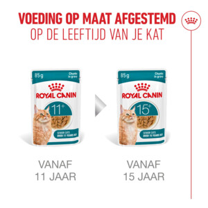 12x Royal Canin Kattenvoer Nat Gravy Ageing 11+ 85 gr