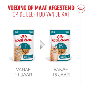 12x Royal Canin Kattenvoer Nat Jelly Ageing 11+ 85 gr