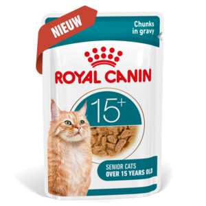12x Royal Canin Kattenvoer Nat Gravy Ageing 15+ 85 gr