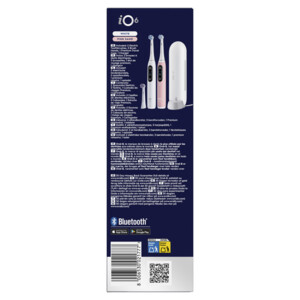 Oral-B Elektrische Tandenborstel iO 6 Duo Wit & Roze - 214.99 euro