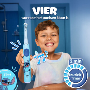 Oral-B Elektrische Tandenborstel Kids iO2 Stitch - 47.99 euro