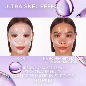 L'Oréal Filler Glass Skin Hydrogel Glow Mask - 8.99 euro