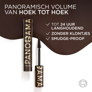 3x L'Oréal Panorama Mascara Chromatic Brown - 63.14 euro