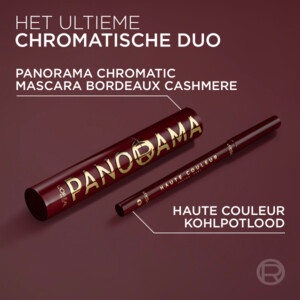 3x L'Oréal Panorama Mascara Chromatic Bordeaux - 49.01 euro