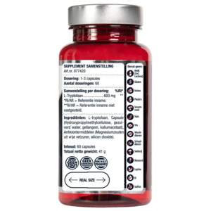 Lucovitaal L-Tryptofaan Puur 600mg - 18.99 euro