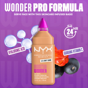 NYX Make 'EM Wonder Foundation 13 Light Sand - 12.75 euro