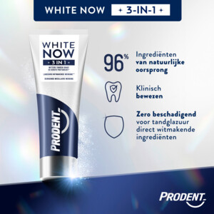 12x Prodent Tandpasta White Now 3in1 - 24.99 euro