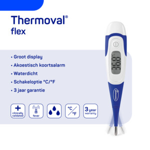 Thermoval Flex Digitale Koortsthermometer 10 Seconden - 9.99 euro