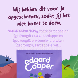 Edgard & Cooper Hondenvoer Droog Adult Medium Eend 2,5 kg