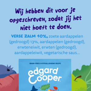 6x Edgard & Cooper Hondenvoer Droog Adult Small Zalm 700 gr