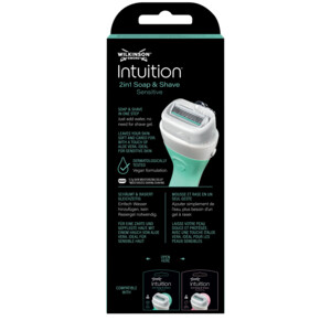 3x Wilkinson Intuition 2in1 Soap and Shave  Scheersysteem + Navulmesjes - 38.63 euro