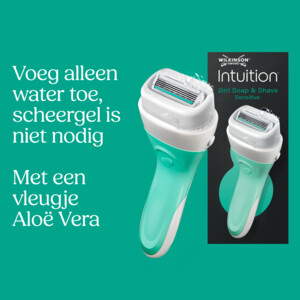 3x Wilkinson Intuition 2in1 Soap and Shave  Scheersysteem + Navulmesjes - 38.63 euro