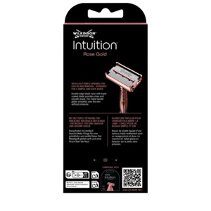 Wilkinson Intuition Rose Gold Scheersysteem + Navulmesjes 10 stuks - 23.95 euro