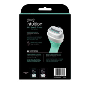 3x Wilkinson Intuition 2in1 Soap and Shave Scheersysteem + Navulmesjes XL - 47.28 euro