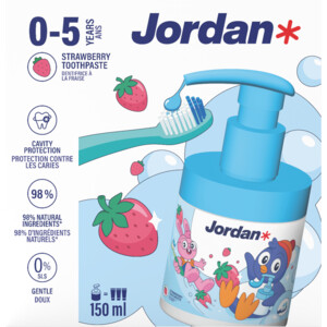 Jordan Tandpasta Pomp Kids 0-5 jaar - 6.99 euro