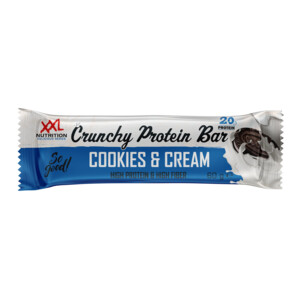 XXL Nutrition Crunchy Protein Bar Cookies & Cream - 24.29 euro
