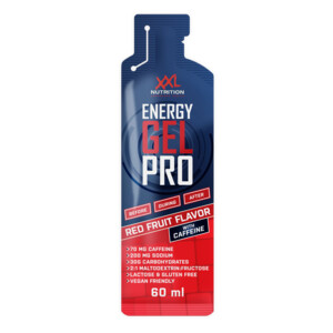 XXL Nutrition Energy Gel Pro Red Fruit, Caffeïne - 17.99 euro