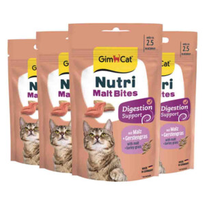 4x GimCat Kattensnack Nutri  Malt Bites