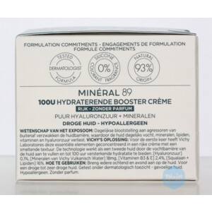 Vichy Minéral 89 Hydraterende Rijke Crème - 22.05 euro
