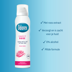 Odorex Deodorant Spray Sweet Rose - 4.79 euro