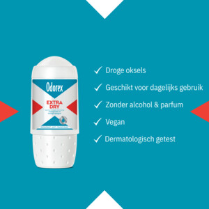 Odorex Deodorant roller Extra Dry - 6.49 euro