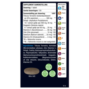 2x Lucovitaal Testosteron Mannen Support - 41.59 euro