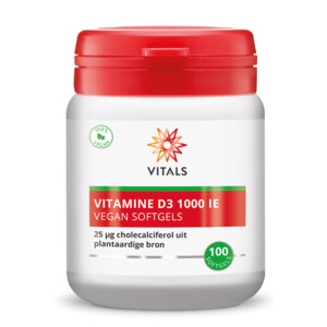 2x Vitals Vitamine D3 1000 IE - 26.15 euro