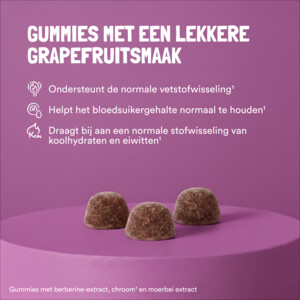 Yummygums Berberine Complex Vegan Suikervrij - 21.45 euro