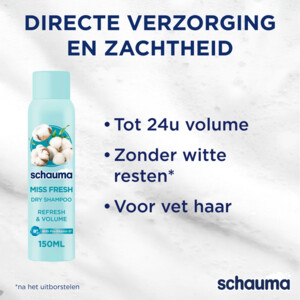 Schauma Droogshampoo Cotton Fresh - 4.99 euro