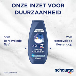 Schauma Shampoo & Showergel Kids Blueberry - 3.89 euro
